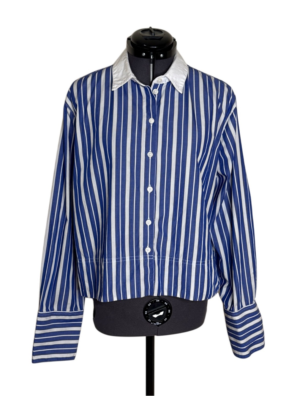 J. Crew Cropped Garçon Shirt in stripe